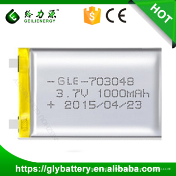 Baterías recargables del Li-polímero 3.7V 1850mah de Geilienergy